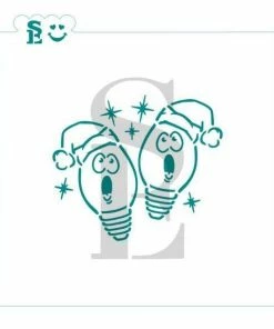 Stencil Expression Christmas Light Elves PYO SE Stencil Stencils