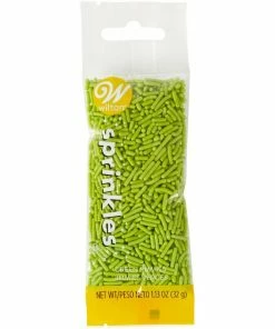 Wilton Supplies Green Jimmies SMALL Sprinkle Pouch