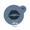 Killer Zebras Stencils Lipstick Kiss Mini KZ Stencil