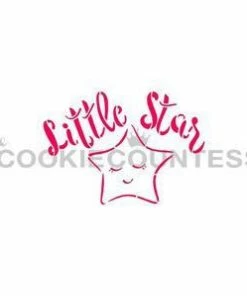 Cookie Countess Stencils Little Star Stencil