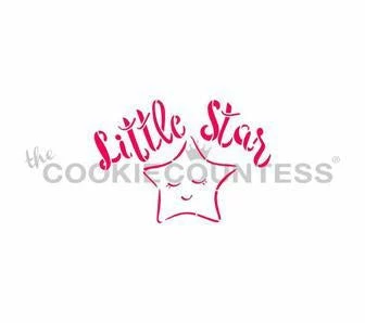 Cookie Countess Stencils Little Star Stencil 3 Cookie Countess Stencils Little Star Stencil