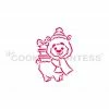 Cookie Countess Stencils Llama Carrying Presents PYO/DWC Stencil