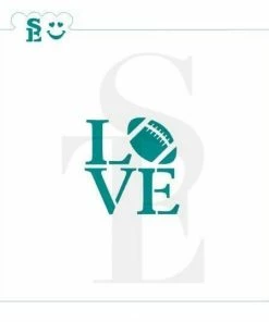 Stencil Expression Stencils LOVE Football SE Stencil