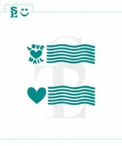 Stencil Expression Stencils Love Mail Postage Stamp SE Stencil