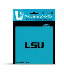 Cookie Countess Louisiana State LSU College Stencil Stencils