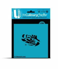 Cookie Countess Stencils Louisiana State LSU TIGER EYE College Stencil