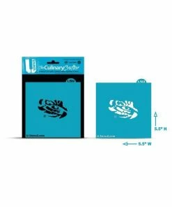 Cookie Countess Stencils Louisiana State LSU TIGER EYE College Stencil