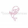 Cookie Countess Stencils Mermaid Magical PYO Stencil