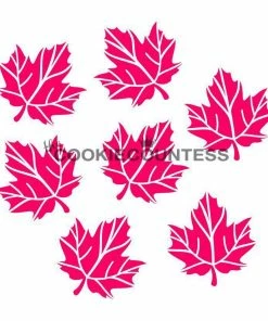 Cookie Countess Maple Leaves Stencil