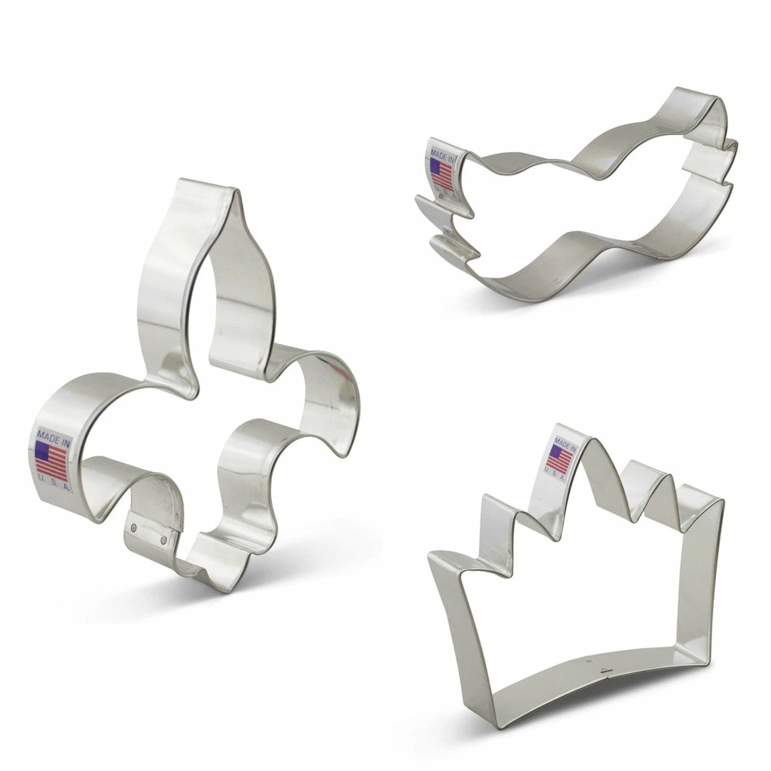 Ann Clark Cutters Mardi Gras Cookie Cutter BUNDLE 3 Ann Clark Cutters Mardi Gras Cookie Cutter BUNDLE