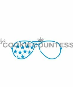 Cookie Countess Merica 2pc Stencil Stencils