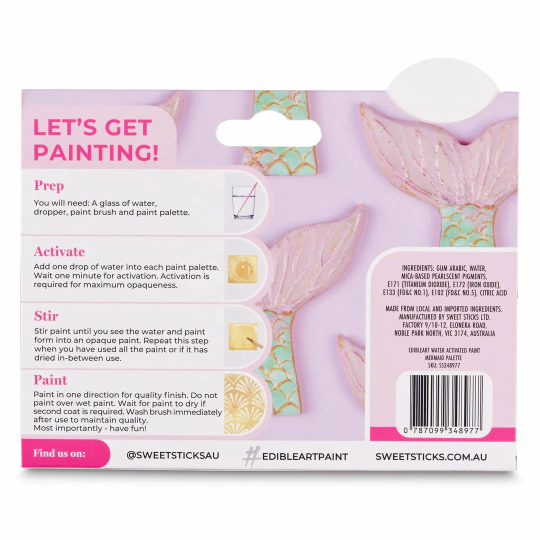 Supplies Mermaid Metallic Sweet Sticks Mini Palette 4 Supplies Mermaid Metallic Sweet Sticks Mini Palette