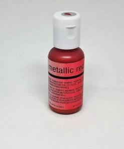 Linneas Supplies Metallic Red .67oz Chefmaster AIRBRUSH Color