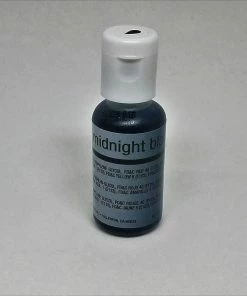 Linneas Midnight Black .64oz Chefmaster AIRBRUSH Color Supplies