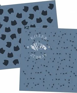 Killer Zebras Midnight Cats 2pc KZ Stencil Set Stencils