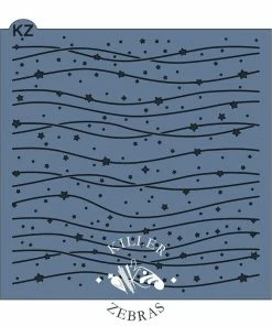 Killer Zebras Milky Way KZ Stencil