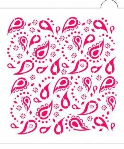 Cookie Countess Paisley Mini Stencil Stencils