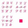Cookie Countess 4-Stencil Script Alphabet 1" Monogram Set