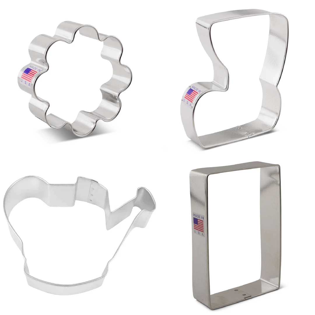 Ann Clark Mother's Day Gardening Cookie Cutter Set Cutters 3 Ann Clark Mother's Day Gardening Cookie Cutter Set Cutters