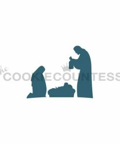 Cookie Countess Nativity 2pc Stencil Stencils