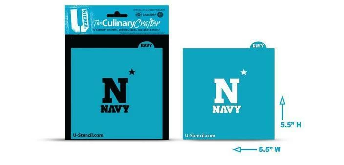 Cookie Countess Navy N College Stencil Stencils 3 Cookie Countess Navy N College Stencil Stencils