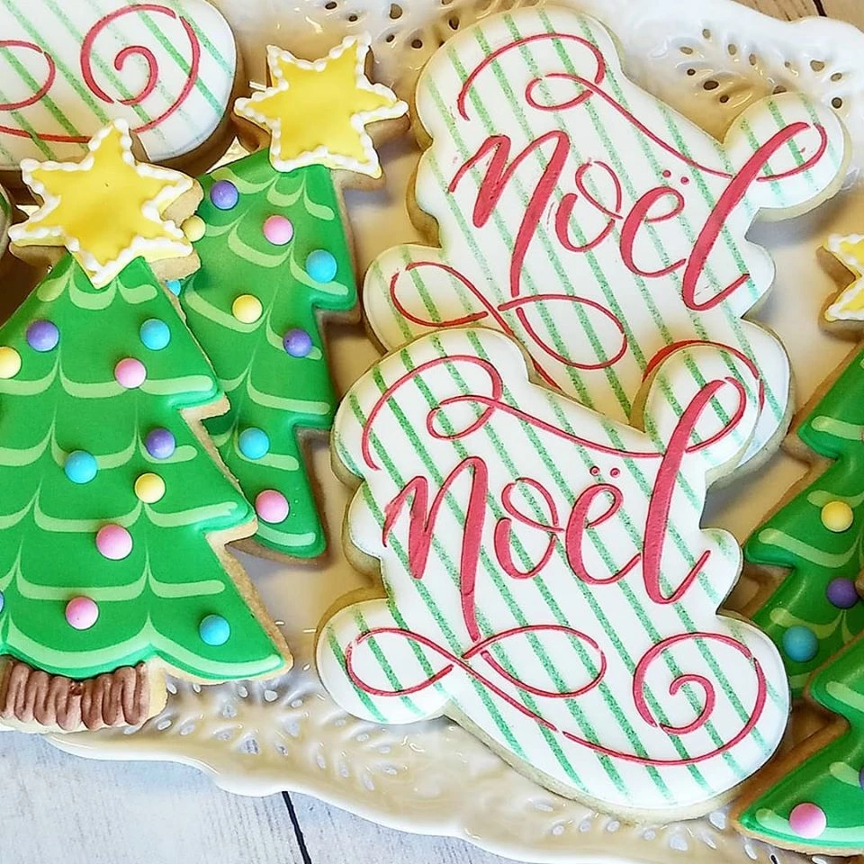 Killer Zebras Noel KZ Cookie Cutter And Stencil SET 6 Killer Zebras Noel KZ Cookie Cutter And Stencil SET