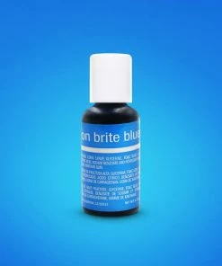 Linneas Neon Bright Blue .70oz Chefmaster LIQUA-GEL Supplies