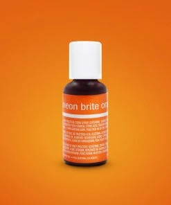 Linneas Supplies Neon Bright Orange .70oz Chefmaster LIQUA-GEL