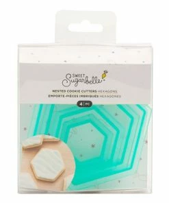 American Crafts Hexagon Nested Cookie Cutter Sugarbelle Set Cutters