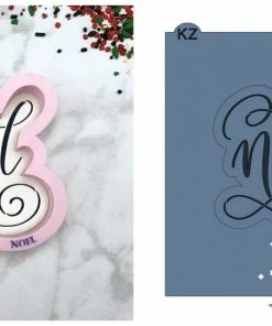 Killer Zebras Noel KZ Cookie Cutter And Stencil SET 8 Killer Zebras Noel KZ Cookie Cutter And Stencil SET