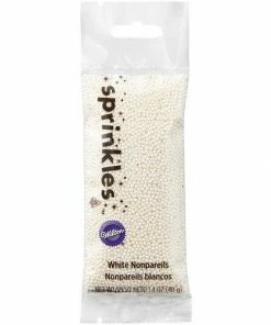 Wilton White Nonpareils SMALL Sprinkle Pouch