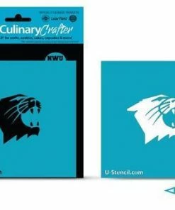Cookie Countess Stencils Northwestern Wildcat College Stencil