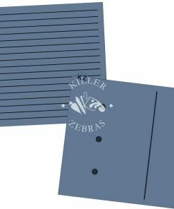 Killer Zebras Notebook Paper 2pc KZ Stencil Set