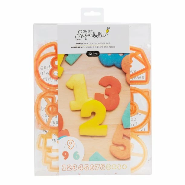 American Crafts Cutters Sugarbelle Numbers Cookie Cutter Set 3 American Crafts Cutters Sugarbelle Numbers Cookie Cutter Set