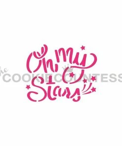 Cookie Countess Oh My Stars Stencil Stencils