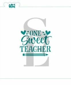 Stencil Expression One Sweet Teacher SE Stencil