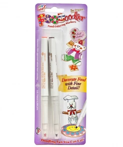 Supplies FooDoodler Orange And Brown Fine Line Marker Set (2 Pens)