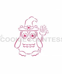 Cookie Countess Owl Witch PYO Stencil Stencils