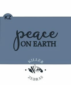Killer Zebras Stencils Peace On Earth KZ Stencil