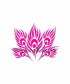 Cookie Countess Stencils Peacock Feather Stencil