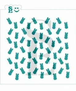 Stencil Expression Peep Bunnies Background SE Stencil