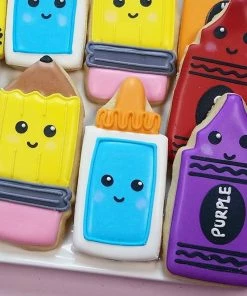 Cookie Countess School Supplies Stencil By The Flour Box