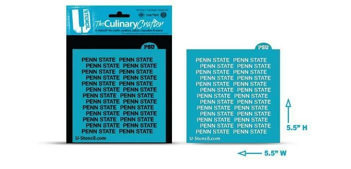 Cookie Countess Stencils Penn State Repeat College Stencil 3 Cookie Countess Stencils Penn State Repeat College Stencil