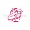 Cookie Countess Stencils Slice Of Pie DWC/PYO Stencil 1 Cookie Countess Stencils Slice Of Pie DWC/PYO Stencil