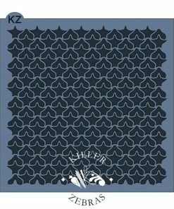 Killer Zebras Pineapple Texture KZ Stencil Stencils