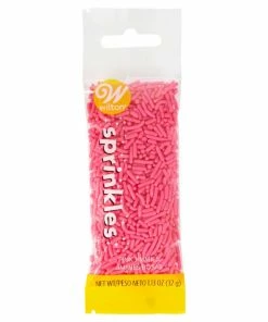 Wilton Supplies Pink Jimmies SMALL Sprinkle Pouch