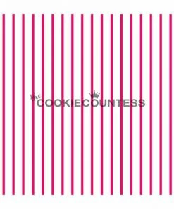 Cookie Countess Pinstripes Stencil