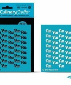 Cookie Countess Pitt University Pitt Repeat College Stencil Stencils