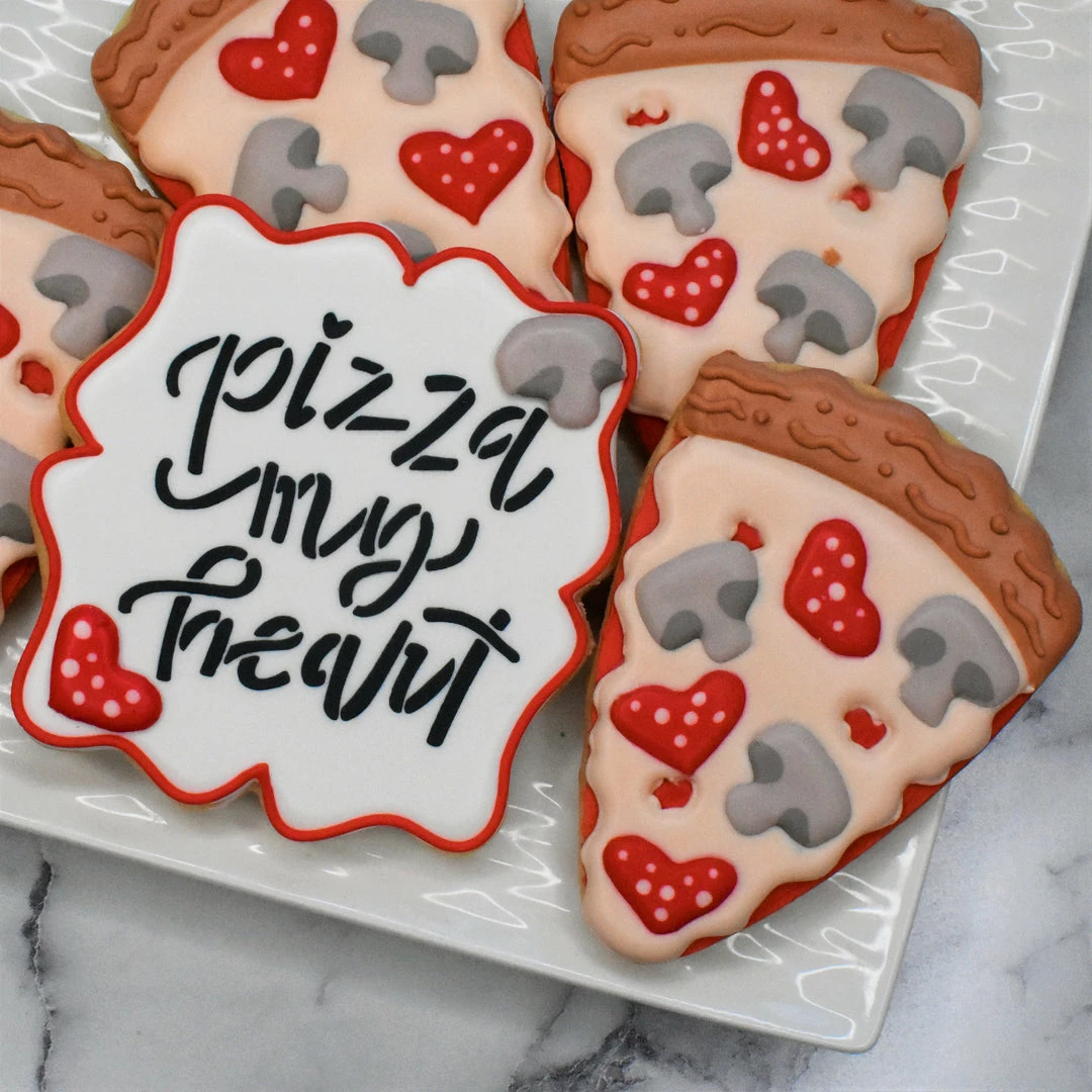 The Flour Box Taco Pizza Latte Valentine's Cookie Decorating Kit 7 The Flour Box Taco Pizza Latte Valentine's Cookie Decorating Kit