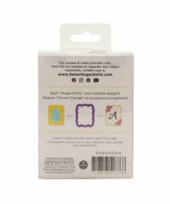 American Crafts Cutters Plaque Frames Nested Cookie Cutter Sugarbelle Set